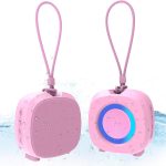 Portable Bluetooth Speakers, RGB Lights TWS Speakers，Wireless IPX5 Waterproof Mini Speaker with Loud Stereo Sound,15 Hours Playtime, Rechargeable Battery.