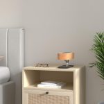 Bedside Lamp with Bluetooth Speaker and Wireless Charger, Table Lamp Desk Lamp with Sleep Mode Stepless Dimming - Image 2