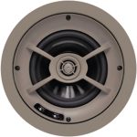 Pr of 6.5" Graphite Woofer Ceiling Speakers; 8 Ohms Impedance;  Frequy Response; 125W Power Handling; Thin-Bezel Grilles Held by - Image 2