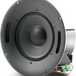 Professional Control  Coaxial Ceiling Loueaker with HF Compression Driver, 8-Inch, with Transformer Taps,White