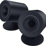 Full-Range 2.0 PC Gaming Speakers:  Spatial Audio - Rear-Facing Bass Ports - Two 3” Full-Range Drivers - Max Sound Pressure Level 96dB - Wireless Control Pod