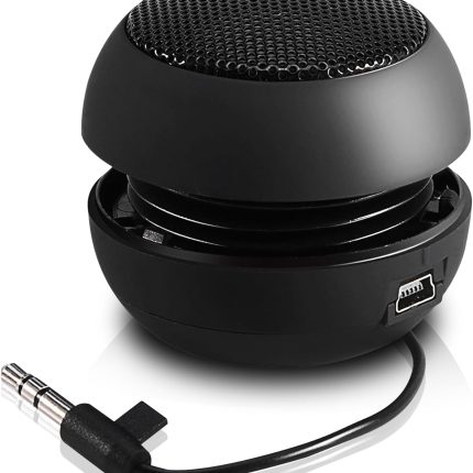 Portable Mini Speaker USB Wired Small Speakers with 3.5mm Aux Input Jack, Travel Speakers for Laptop Computer MP3 Player Speaker for Mobile Phone, MP3, PC