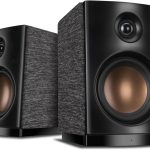 Stereo Speakers, Bluetooth 5.0 Active Computer Bookshelf Speakers - 4'' Dynamic Woofer, Desk Speakers 62w RMS with Touch Control for PC/Phone/TV