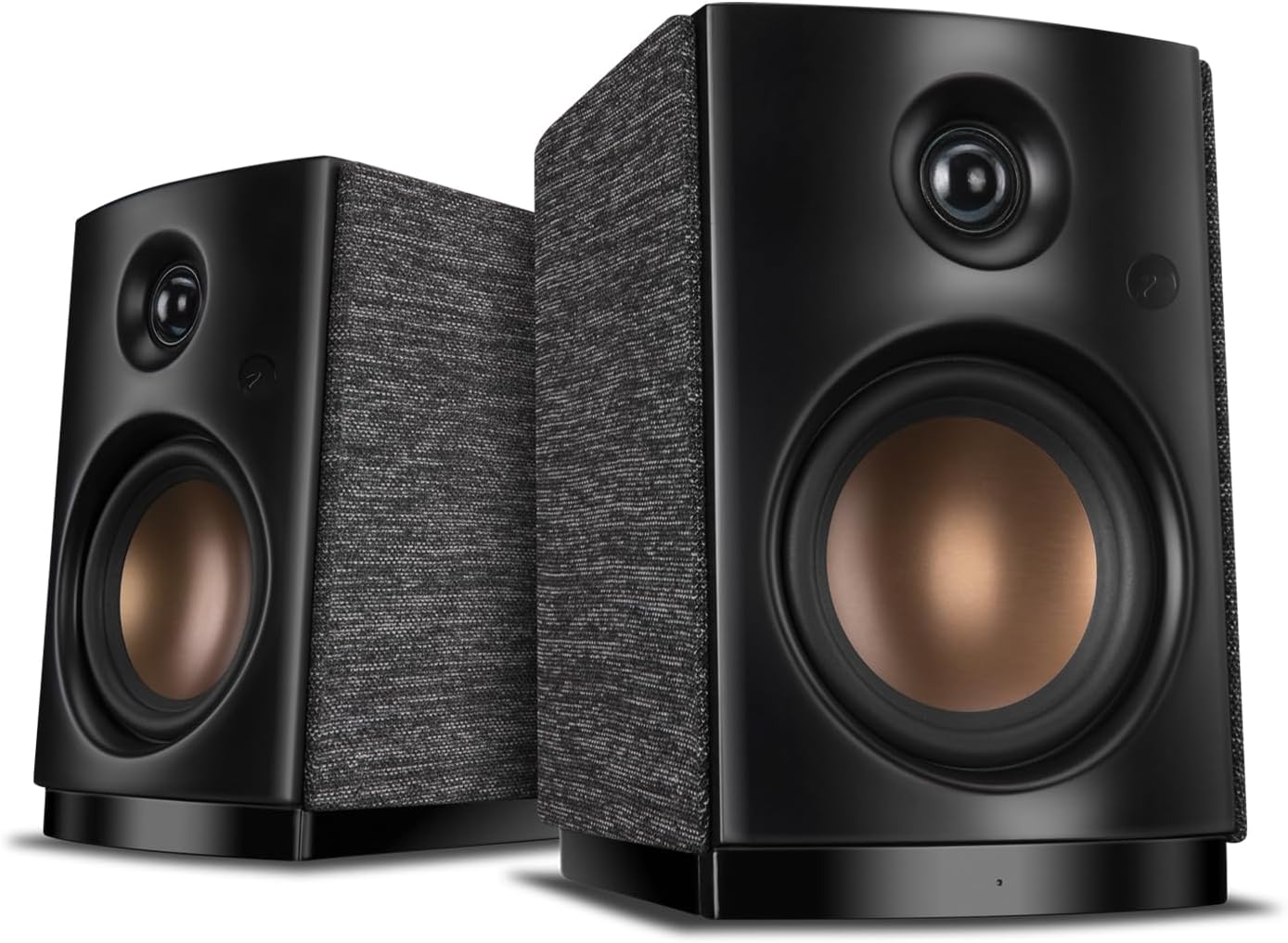 71wzNogLoL._AC_SL1500_.jpg Stereo Speakers, Bluetooth 5.0 Active Computer Bookshelf Speakers - 4'' Dynamic Woofer, Desk Speakers 62w RMS with Touch Control for PC/Phone/TV - Image 1